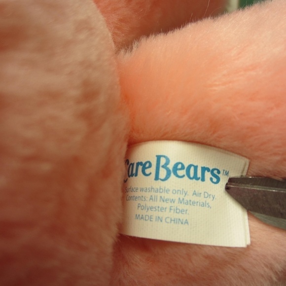 2003 TCFC Care bear 12'' Cheer Bear Talking Plush Rainbow Pink;She Talks,Vintage - Picture 8 of 11